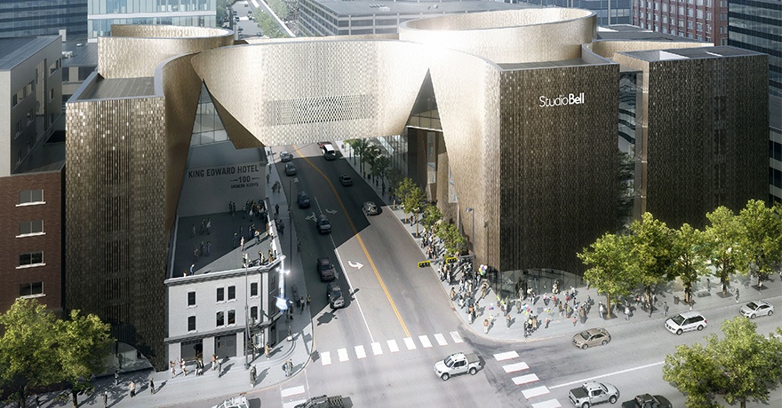 Artist rendering of the National Music Centre